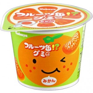 Kabaya Fruit Can Gummies - Mikan Orange